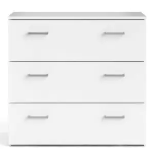 image of Space Chest of 3 Drawers, white