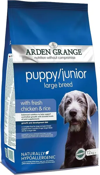 image of Arden Grange Puppy Junior Large Breed Dog Food 12kg