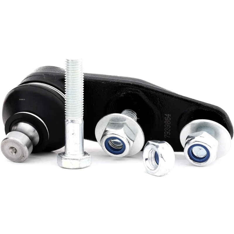 Image of RIDEX 2462S0002 Ball joint both sides, with fastening material Support-/Steering Link (2462)