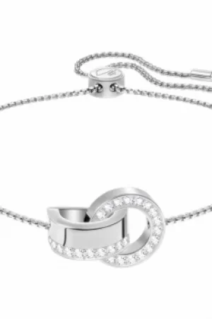 Image of Ladies Swarovski Jewellery Hollow Interlink Slider Bracelet 5373969