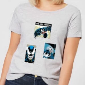 Image of Venom Collage Womens T-Shirt - Grey - 3XL