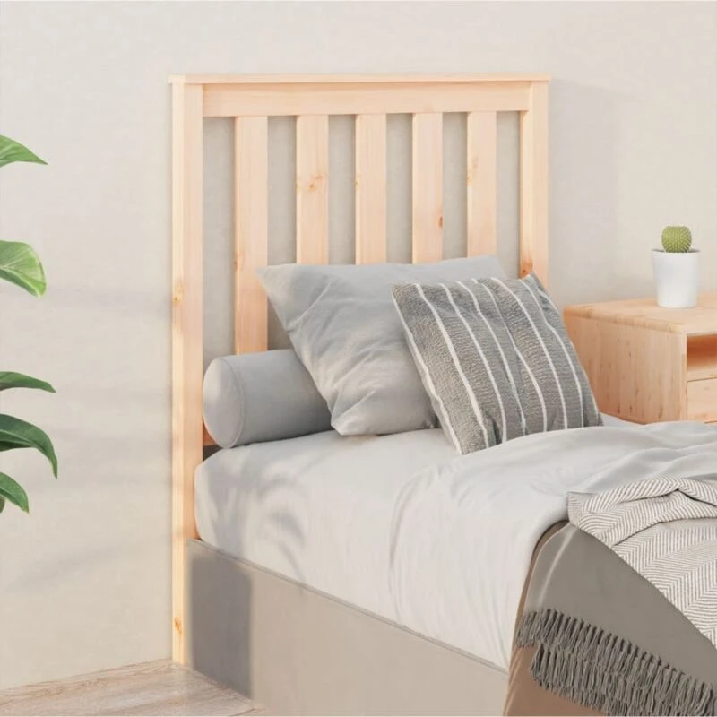 Image of VIDAXL Bed Headboard 81x6x101cm Solid Wood Pine vidaXL 8720287003762