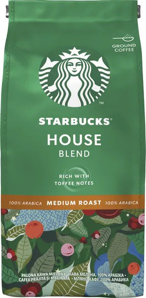 Image of Starbucks House Blend Medium Roast Ground Coffee 200g