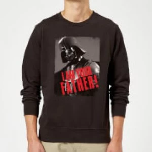 Image of Star Wars Darth Vader I Am Your Father Gripping Sweatshirt - Black