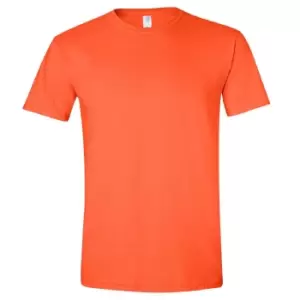 Gildan Mens Short Sleeve Soft-Style T-Shirt (L) (Orange)