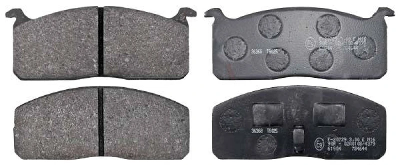 Image of A.B.S. 36368 Brake pad set without integrated wear sensor Brake Pad Set,disc brake (402)