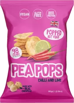 image of Pea Pops Chilli & Lime 80g (6 minimum)