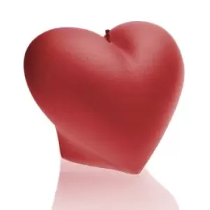 Image of Red Heart Smooth Candle