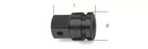 image of Beta Tools 728/16 Impact Socket Adaptor 3/4" Female x 1/2" Male Drive 007280813