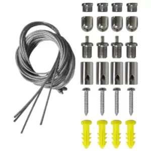 Image of Phoebe LED Wire Suspension Kit For Galanos Arteson Ceiling Panel