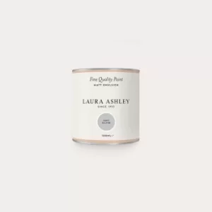 image of Laura Ashley Matt Emulsion Paint Soft Silver Tester 100ml