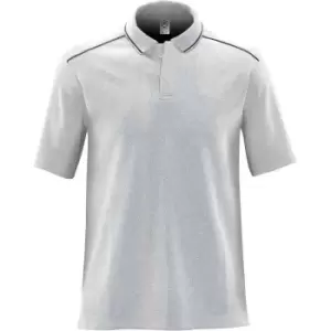 Image of Stormtech Mens Endurance HD Polo Shirt (M) (White/Dolphin)