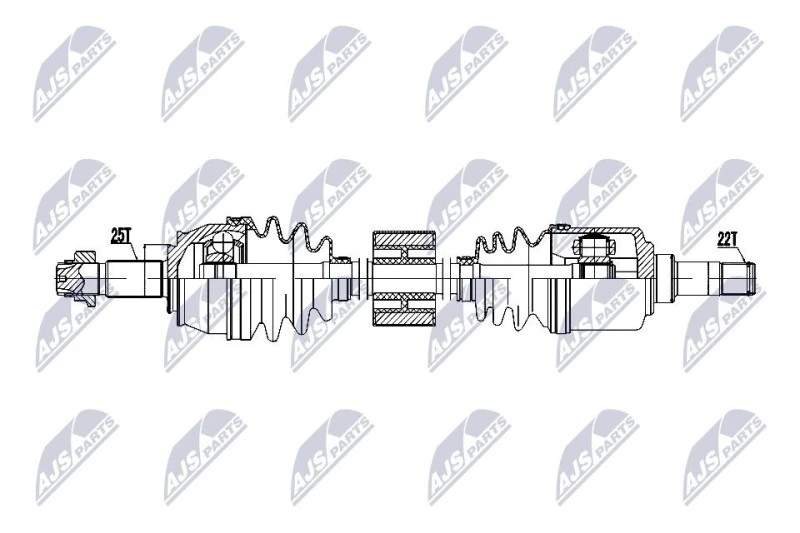 Image of NTY Drive shaft NTY NPW-FT-081