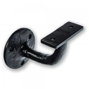 image of LocksOnline Black Antique Handrail Bracket