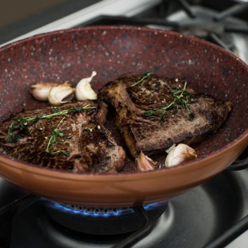 Image of JML JML 28cm Non Stick Copper Stone Frying Pan
