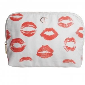 image of Charlotte Tilbury Make-up Bag First Edition - White/Lips