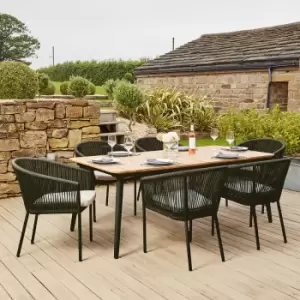 Image of Pacific Lifestyle Reims Dining Set - Grey