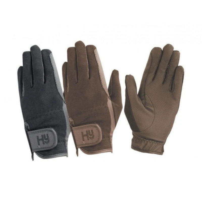 Image of Hy5 Adults Pro Competition Grip Gloves Black (Xl)