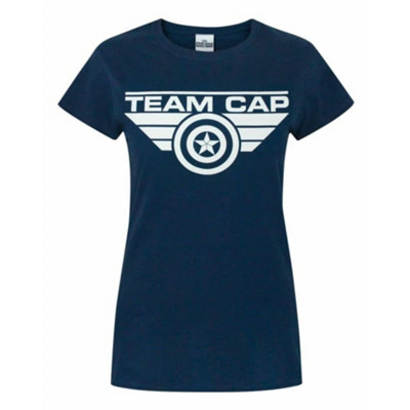 Image of (XX-Large) Marvel Short Sleeved T-Shirt (Womens Blue)