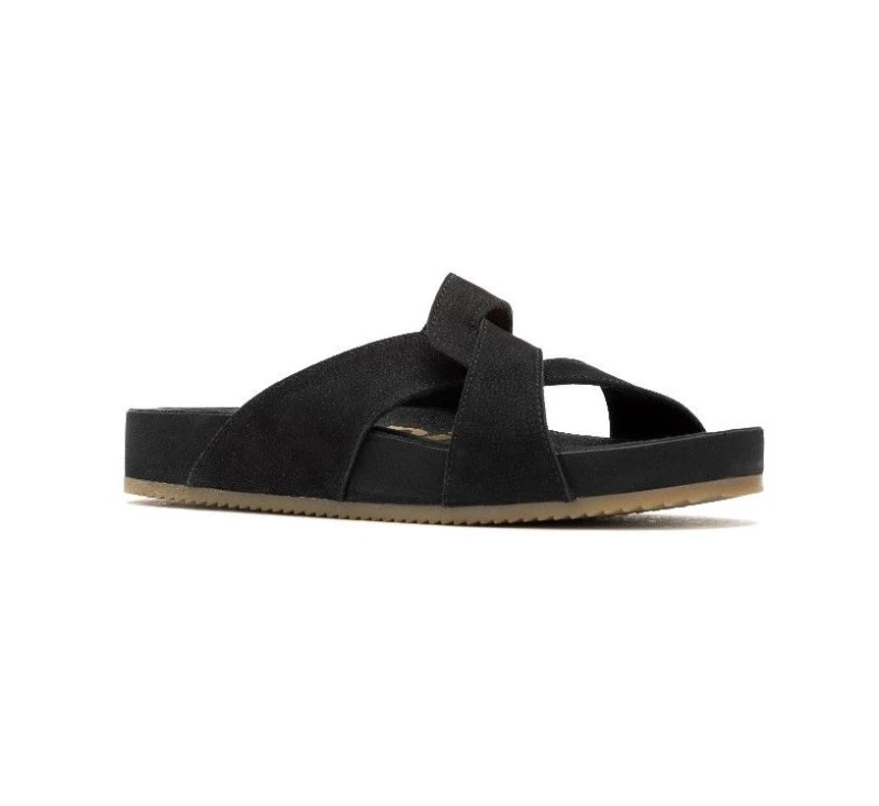 Image of Hush Puppies Womens 'Mylah' Sandal Summer in Black Size: 3 Black Female 3