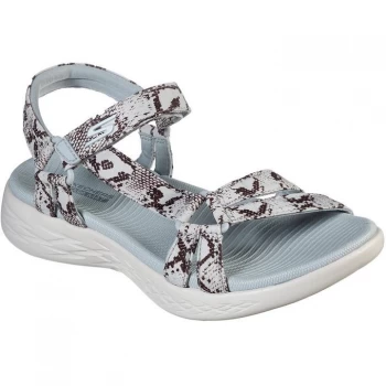 image of Skechers On The Go 600 Womens Sandals - Animal Safari