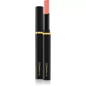 Image of MAC Cosmetics Powder Kiss Velvet Blur Slim Stick Moisturising Matte Lipstick Shade Mull It Over 2 g