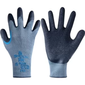 Image of Latex Coated Grip Gloves, Grey/Black, Size 10