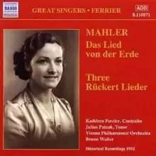 image of Das Lied Von Der Erde, 3 Ruckert-lieder (Ferrier, Walter)