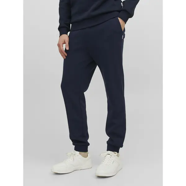 Image of Jack and Jones Bradley Cuffed Jogging Bottoms - Blue S