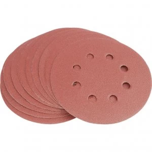 Image of Draper Hook and Loop Sanding Discs 125mm 125mm 120g Pack of 10