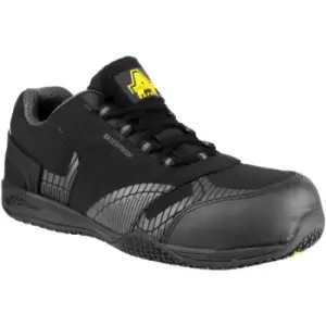 image of Amblers Safety FS29C Mens Safety Trainers (8 UK) (Black) - Black