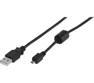 image of VIVANCO CC U 15 D4 USB to Mini USB-B Cable - 1.5 m