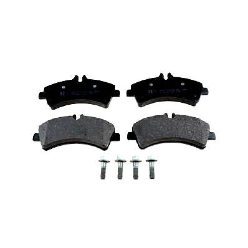 Image of ZIMMERMANN 29217.205.1 Brake pad set Rear Axle, prepared for wear warning indicator, Photo corresponds to scope of supply, with bolts/screws Brake Pa
