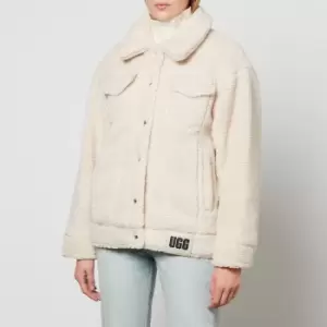 Image of Ugg Womens Frankie Sherpa Trucker Jacket - Natural - XS