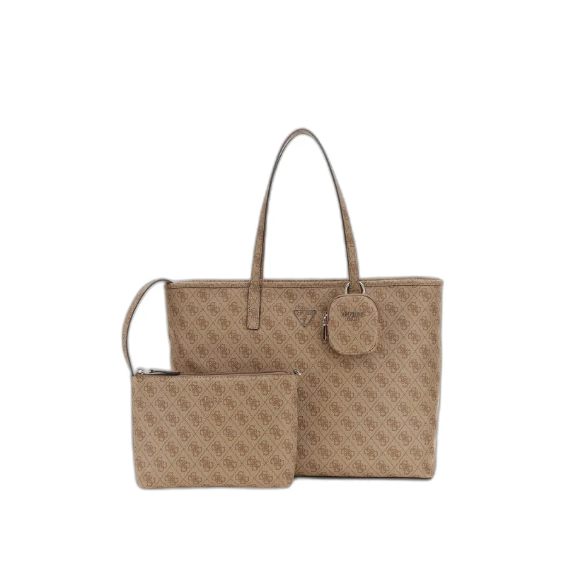 Image of Guess Womens tote bag Guess Power Play Beige Female TU