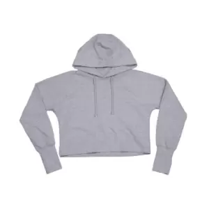 Image of Mantis Womens/Ladies Cropped Hoodie (L) (Heather Marl)