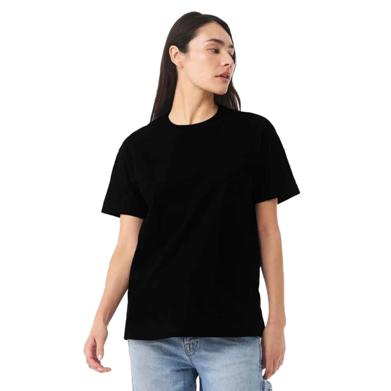 Image of Bella + Canvas Mens Heavyweight T-Shirt in Black Size: Large Black Male L