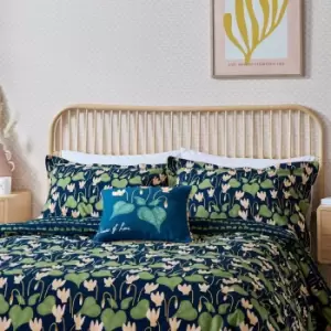 Image of Scion Flower of Love Kingsize Duvet Cover Set, Midnight