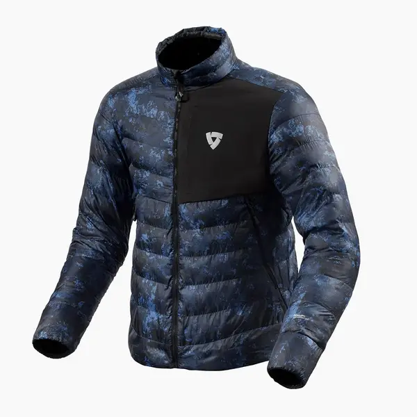 Image of REV'IT! Jacket Solar 3 Mid Layer Camo Blue Size L