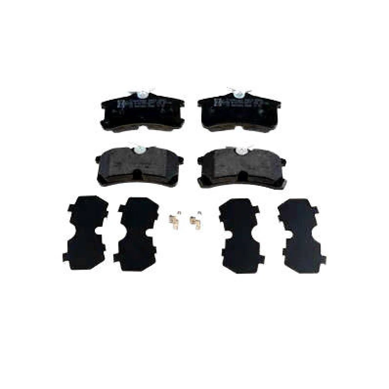 Image of ZIMMERMANN 24013.155.1 Brake pad set Rear Axle, with acoustic wear warning, Photo corresponds to scope of supply Brake Pad Set,disc brake (402)