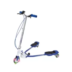 Image of Evo Junior V-Flex Tri Scooter with Light up Wheels - Dark Blue