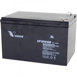 Image of VRLA 12 V 12 Ah Vision Akkus CP12120D CP12120D