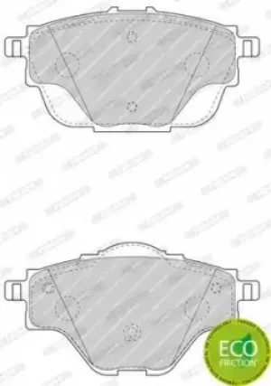 Image of Ferodo FDB4766 Brake Pad Set Rear Axle Premier Car