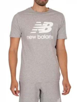 Image of Essentials Stacked Logo T-Shirt