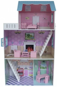 image of Liberty House Dolls Townhouse and Furniture