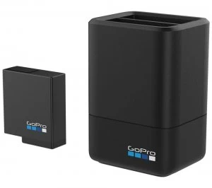 Image of Gopro AADBD-001 2-Battery Charger with HERO5 Black Battery Black