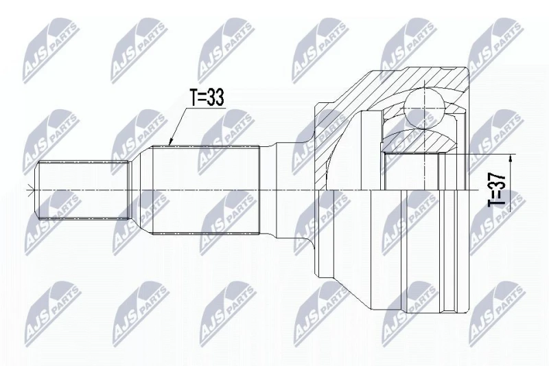 Image of NTY CV joint kit NTY NPZ-CH-024