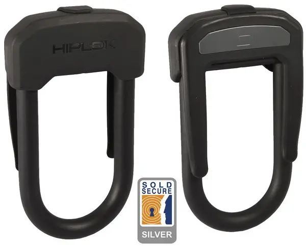 Image of Hiplok D D-Lock Sold Secure Silver 13MM X 14 X 7CM BLACK