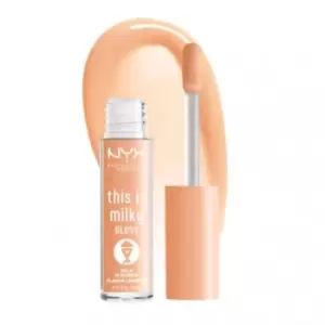 image of NYX Professional Makeup This Is Milky Gloss Vegan Lip Gloss Milk n Hunny