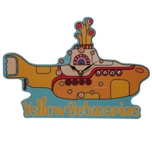Image of Funky Beatles Yellow Submarine Wall Clock